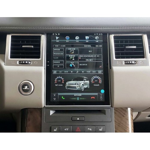 Штатная магнитола CarMedia NH-R1004-1 для Range Rover Sport 2009-2013 (DENSO) на Android 9.0
