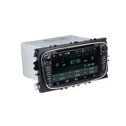 CarMedia MKD-7028B-P6 для Ford Focus II, Mondeo, S-MAX, Galaxy черный на Android 10.0
