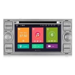 CarMedia MKD-7031B-P6 для Ford Focus 2 2005-2007, Transit 2006-2015, C-Max 2003-2010, Fusion 2005-2012 (230х120мм) cеребро на Android 10.0