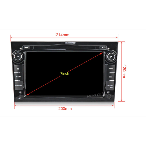 Штатная магнитола CarMedia MKD-7408b-P6 для Opel Astra, Vectra, Corsa, Zafira 2004-2017 на Android 10.0 черный лак