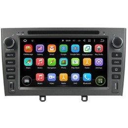 CarMedia MKD-7047В-P6 для Peugeot 408 2012+, 308 2008-2014, RCZ 2010-2015 черный на Android 10.0