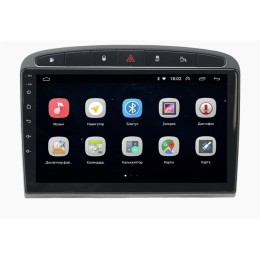 Parafar для Peugeot 308 I, 408, RCZ I 2010-2017 серая на Android 10.0 (PF081Lite-G)