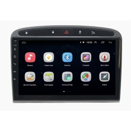 Parafar для Peugeot 308 I, 408, RCZ I 2010-2017 черная на Android 10.0 (PF081Lite-B)
