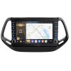 Штатная магнитола CarMedia OL-1255-D (с кнопками) для Jeep Compass II 2017-2024 на Android 10.0