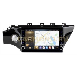 Штатная магнитола CarMedia OL-1742-2-D (с кнопками) для Kia Rio IV 2017-2020 на Android 10.0