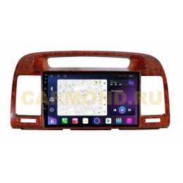 Штатная магнитола Unison QL3020M для Toyota Camry V30 2001-2006 дерево на Android 10.0