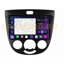 Автомагнитола Unison QL3038M черная кондей для Chevrolet Lacetti хэтчбек 2004-2013 на Android 10.0