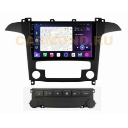 Штатная магнитола Unison QL3028M для Ford S-MAX 2006-2015 климат+кнопки на Android 10.0