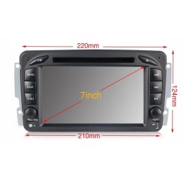 CarMedia MKD-7012-P6 для MERCEDES G класс W463 2001-2006, C класс W203, CLK C209/W209, Vito, Viano на Android 10.0