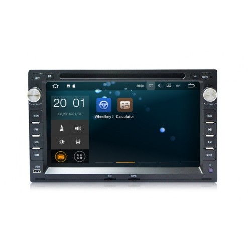 Штатная магнитола CarMedia MKD-7018B-P6 для Volkswagen универсальная на Android 10.0