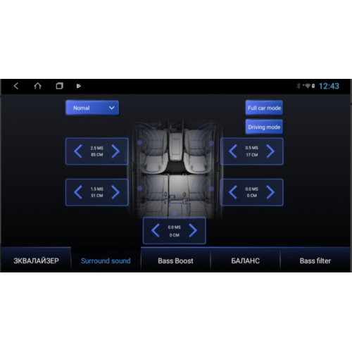 Штатная магнитола Parafar PF071XHD7 для Toyota универсальная на Android 12.0