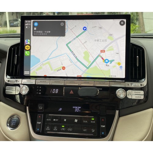 Штатная магнитола CarMedia KP-T1302 для Toyota Land Cruiser 200 2015-2021+ Low на Android 10.0