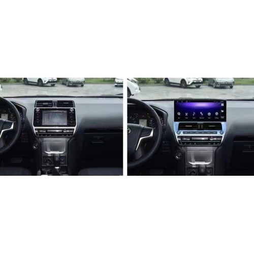 Штатная магнитола CarMedia KP-T1211 для Toyota Land Cruiser Prado 150 2017-2020 на Android 10.0