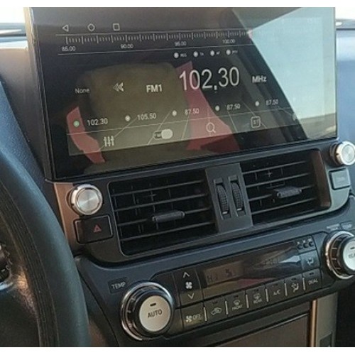 Штатная магнитола CarMedia KP-T1208 для Toyota Land Cruiser Prado 150 2009-2013 на Android 10.0