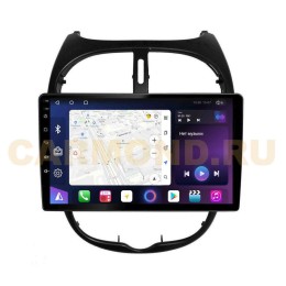 Штатная магнитола Unison QL778M для Peugeot 206 1998-2012 на Android 10.0