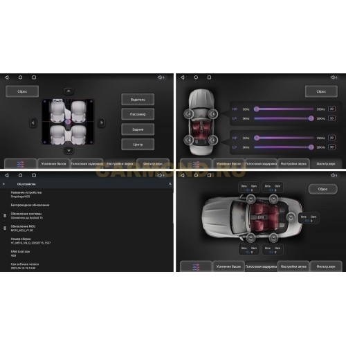 Штатная магнитола Unison QL042-TNM для Volkswagen Touareg 2002-2010 на Android 10.0