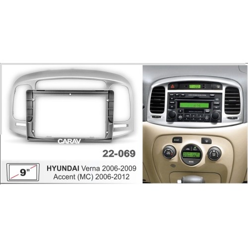 Штатная магнитола Stonelock HYD924MB 3/32 ГБ для Hyundai Accent, Verna 2005-2011 на Android 10.0