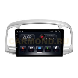 Штатная магнитола Stonelock HYD924MB8 2/32 ГБ для Hyundai Accent, Verna 2005-2011 на Android 10.0