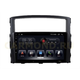 Автомагнитола Stonelock MSB901MB8 2/32 2K  для Mitsubishi Pajero IV 2006-2019 (экран 2K) на Android 10.0