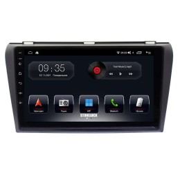 Автомагнитола Stonelock MZD904MB8 2/32 2K  для Mazda 3 (BK) 2003-2009 (экран 2K) на Android 10.0