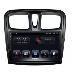 Автомагнитола Stonelock REN900MB8 2/32 2K  для Renault Logan II, Sandero II 2013-2022 9 дюймов (экран 2K) на Android 10.0