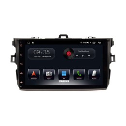 Автомагнитола Stonelock TOY9011MB8 2/32 2K  для Toyota Corolla X (E140, E150) 2006-2013 серая (экран 2K) на Android 10.0