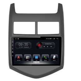 Автомагнитола Stonelock CHV903MB 3/32 2K для Chevrolet Aveo II 2011-2020 (экран 2K) на Android 10.0