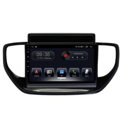 Автомагнитола Stonelock HYD918MB 3/32 2K для Hyundai Solaris 2020+ (экран 2K) на Android 10.0