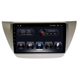 Автомагнитола Stonelock MSB9072MB 3/32 2K для Mitsubishi Lancer IX 2000-2010 cерый (экран 2K) на Android 10.0