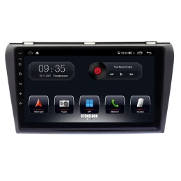 Автомагнитола Stonelock MZD904MB 3/32 2K для Mazda 3 (BK) 2003-2009 (экран 2K) на Android 10.0