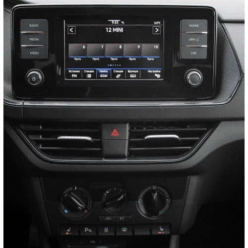 Автомагнитола Stonelock SK109MB 3/32 2K для Skoda Rapid II 2020-2024 (экран 2K) на Android 10.0