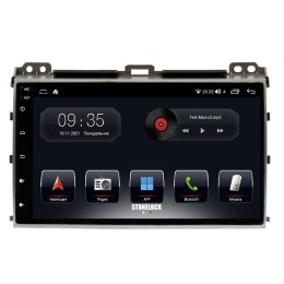 Автомагнитола Stonelock TOY902MB 3/32 2K для Toyota Land Cruiser Prado 120 2002-2009 (экран 2K) на Android 10.0