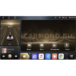 CarMedia SF-9997-L-W для Renault Fluence/ Megane 2009-2016 черный на Android 8.1