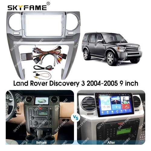 Штатная магнитола CarMedia SF-9703-2-P для Land Rover Discovery 3 2004-2009 на Android 10.0