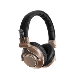 БЕСПРОВОДНЫЕ FM СТЕРЕО НАУШНИКИ ERGO VJ080 ЗОЛОТО