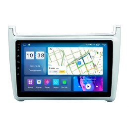 Штатная магнитола Roximo RI-3707S (С DSP И 4G-SIM) 8/128 ГБ для Volkswagen Polo 5 2009-2019 silver на Android 11.0