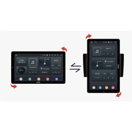 CarMedia OL-9734-RLX TESLA (вертикально-поворотный экран) для Kia Sportage II 2004-2010 на Android 10.0