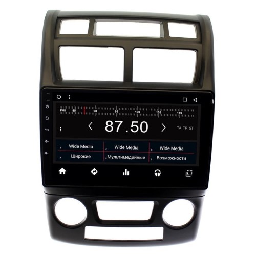 Штатная магнитола KIA Sportage 2008 - 2010 Wide Media WM-CF3166NB-1/16
