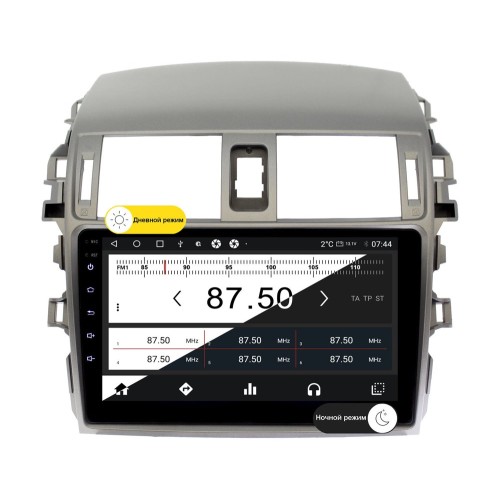 Wide Media MT9061QT-2/32 для Toyota Corolla X (E140, E150) 2006-2013 (левый руль) на Android 10.0