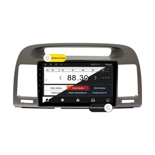 Wide Media MT9105QT-2/32 для Toyota Camry V30 2001-2006 на Android 10.0
