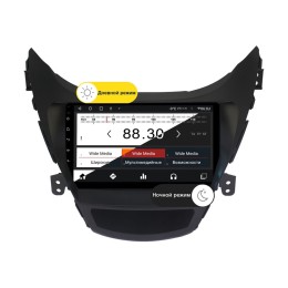 Wide Media MT9113QT-2/32 для Hyundai Elantra 2011-2014 (для авто без камеры) на Android 10.0