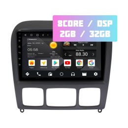 Wide Media MT9151QT-2/32 для Mercedes Benz S-class (W220) 1998-2005 черная на Android 10.0