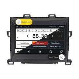 Wide Media MT9156QT-2/32 для Toyota Alphard II 2008-2014 на Android 10.0