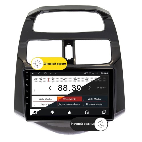 Wide Media MT9164QT-2/32 для Chevrolet Spark 2010+ на Android 10.0