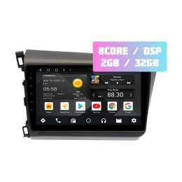 Wide Media MT9166QT-2/32 для Honda Civic 2012-2015 на Android 10.0