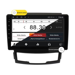 Wide Media MT9184QT-2/32 для SsangYong Actyon 2010-2013 на Android 10.0