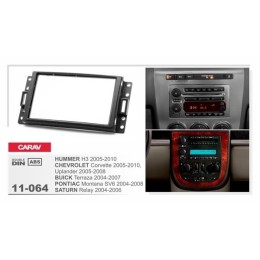 Переходная рамка CARAV 11-064/Intro 95-3304A (Chevrolet Corvette 2005-2010 Uplander 2005-2008, Hummer H3 2005-2010, Buick Terraza 2004-2007,Pontiac Montana SV6 2004)