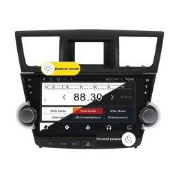 Wide Media MT1180QT-2/32 для Toyota Highlander (U40) 2007-2013 (для авто без усил., тип 3) на Android 10.0