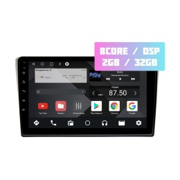 Wide Media MT9373QT-2/32 для Toyota Avensis II 2003-2008 (Черная) на Android 10.0