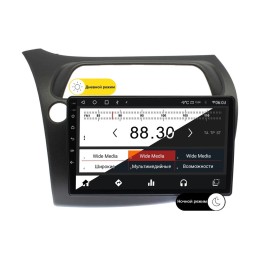 Wide Media MT9466QT-2/32 для Honda Civic 2006 - 2011 (хэтчбэк) (левый руль) на Android 10.0